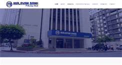 Desktop Screenshot of malayanbank.com